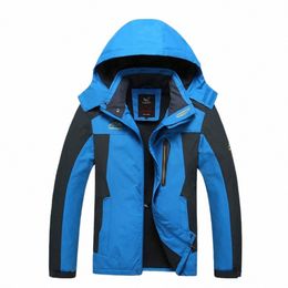 2023 Winter Jacket Men Thick Warm Waterproof Hooded Parka Coat Windbreaker Fleece Jacket PlusSize 3XL Jaqueta Masculina A7V2#