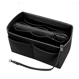 Cosmetic Bags Selling Felt Purse Insert Organizer Portable Bag Fit For Handbag Tote Various2637