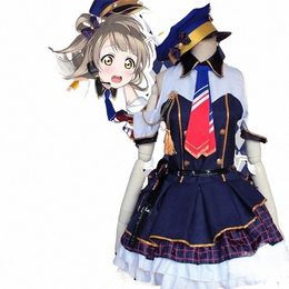 love live!Girls Lady Minami Kotori Policewoman Uniform Dr Anime Love Live Cosplay Awakening Costume With Hat h1Oq#