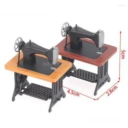 Decorative Figurines Doll House Miniature Furniture Sewing Machine Kids Dollhouse Decor Accessories For Dolls Toys