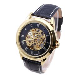 Fashionable Best-selling Forsing Fully Automatic Robotic Arm Leather Strap for Men's Watches, Business Watches