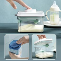 Jars 1L Plastic Airtight Transparent Food Storage Can Moistureproof Grain Milk Powder Jar Container Home Kitchen Organizer