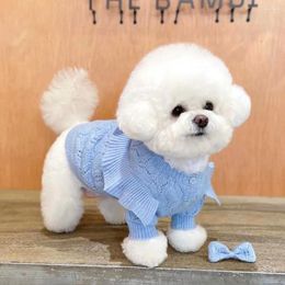 Dog Apparel Puppy Sweater Winter Autumn Cat Soft Clothes Pet Fashion Desinger Shirt Small Warm Knitwear Chihuahua Poodle Pomeranian
