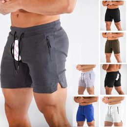 Men's Shorts Open Crotch Outdoor Sex Men Athletic Casual Elastic Waist Stretch Short Waffle Beach Running Workout Sweat Gym Sweatpants