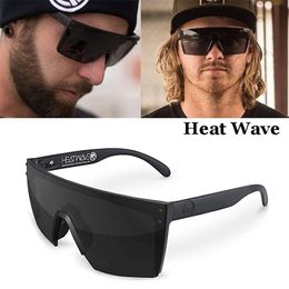 2021 Fashion Luxury Heat Wave sunglasses For Men Women Vintage Sport Driving Brand Design Square Sun Glasses UV400 Oculos De Sol2686