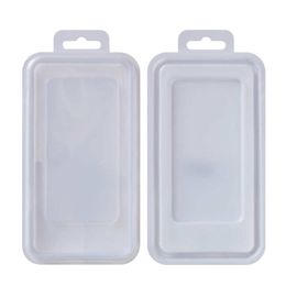 Universal Clear Retail Phone Case PVC Protection Packages Box For iPhone 15 Samsung Mobile Packaging With Hooks Fit 14 13 12 11 Plus Pro Max Mini Xr X Xs S21 Note 20 Cases