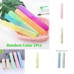 2024 Portable Travel Camping Toothbrush Tube Box Cover Water Philtre Anti-Dirty Bathroom Accessories Fashion Packaging Storage Box