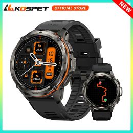 KOSPET TANK T3 Ultra GPS Smart Watch For Men Smartwatch Women 470mAh Battery Digital Fitness AMOLED AOD Bluetooth Watches 240326