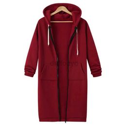 Women's Hoodies Sweatshirts Women Casual Hooded Dress Coat Solid Drawsting Loose Autumn Winter Pocket Pullover Harajuku Hoodie S-5XL 17 Colours 24328