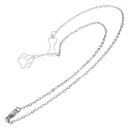 Dog Collars Pet Necklace Necklaces Creative Sweater Chain Prop Hollow Out Jewellery Cartoon Pendant Zinc Alloy Modelling Decor