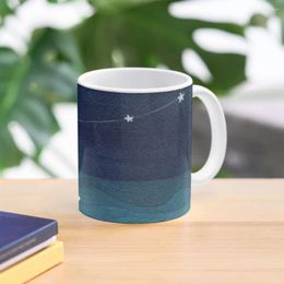 Mugs Garland Of Stars Teal Ocean Coffee Mug Original Breakfast Cups Mate Ands