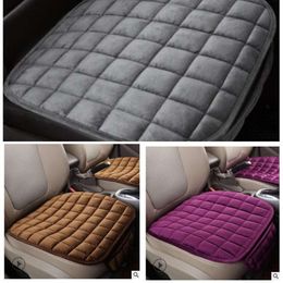 Upgrade Car Seat Cover Winter Warm Seat Cushion Anti-Slip Universal Front Chair Seat Breathable Pad For Vehicle Auto Accessories