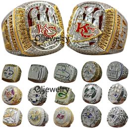 Designer Super Bowl LVII Championship Ring Set Luxury 14K Gold KC Champions Rings For Men Women Diamond Jewellery