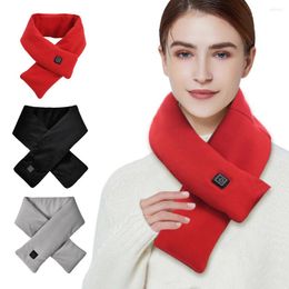 Carpets Electric Heating Scarf USB Charging Heated Neck Cold-Proof Thermal Wrap Warmer Washable For Outdoor Camping Hiking