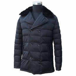 city CLASS New Fi Men Parkas Lg Coat Removable Rex Hair Collar Hot Winter Jacket Coat Outwear Warm for Men Top Sale 6100 n5Ig#