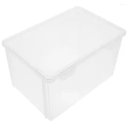 Plates Household Fresh-keeping -grade Transparent Plastic Toast Bread Storage Box Fridge Breads Organiser Loaf Container Pp Holder