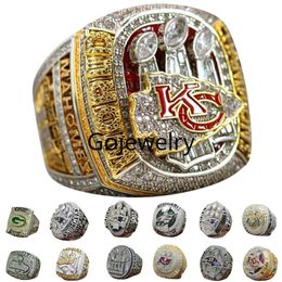 Designer Super Bowl Championship Ring Luxury 14K Gold KC Champions Rings For Men Women Diamond Sport Jewelrys