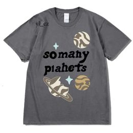Broken Planet Shirts Men's T Shirts Break Planet Market So Many Planets T-shirt Streetwear Harajuku Plus Size Summer Short Sleeve Loose Cotton Tops 5480