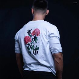 Men's T Shirts 2024 T-shirt Long Sleeve Autumn Gyms Brand Clothing Cotton Joggres Bodybuilding Exercise Shirt 3XL