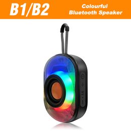 Portable Bluetooth Speaker Noise Cancellation Bluetooth 5.3 Large Capacity Battery Mini Outdoor Speaker Stereo Bass Diaphragm Outdoor Waterproof Small Audio