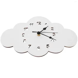Wall Clocks Home Decoration Bedroom Cloud Clock Living Household Wooden Delicate