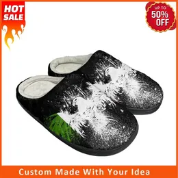 Slippers Italian Flag Custom Mens Womens Latest Sandals Bedroom Plush Indoor Keep Warm Shoes Thermal Flat Slipper