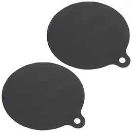 Table Mats 2 Pcs Cookware Induction Cooker Silicone Mat Wear-resistant Pad Kitchen Supplies Protective Countertop Pot Cooktop