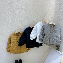 Down Coat Children's Winter Padded Jacket Baby Boys And Girls Thin Warm Parkas Jackets