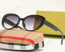 Vintage Check Cateye Frame Sunglasses Women Luxury Frame Sun Glasses Shades Female Fashion Brand Designer Clear 6995667