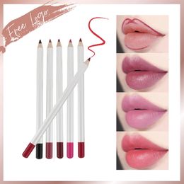 Wholesale Lip Liner Printed Your Bulk Start Cometics Private Label Makeup Lipliner Waterproof Vegan Eyebrow Pencil Eyeliner 240323