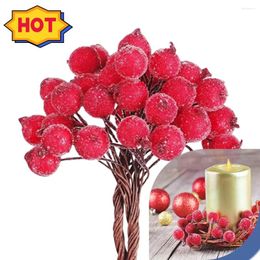 Decorative Flowers Artificial Frosted Berry Christmas Tree Wedding Decoration Valentines Day Gift Home Decor