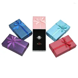 Gift Wrap 12pcs Jewelry Organizer Display Storage Box Travel Accessories Earrings Necklace Ring Holder Case Boxes