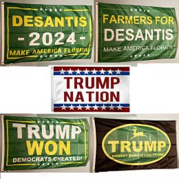 Custom 3*5 FT Trump Campaign Banner Flag 2024 Bring Back for Presidential Election Flags LL