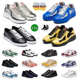 Fashion Sneakers Casual Shoes Breathable Soft America Cup Soft Prad Mesh Cloth Advanced Sense Love Praaddas Fabric Flat Sports Athletic Prads Hiking Shoe Trainers