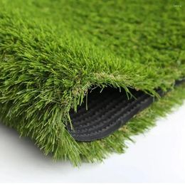 Decorative Flowers Synthetic Lawn Artificial Landscape Fake Grass Carpet Mat Turf Outdoor Green Yard Garden Decor Supplies Home