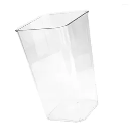 Vases Acrylic Flower Arrangement Bucket Container Wedding Centrepiece Vase Square Decorative