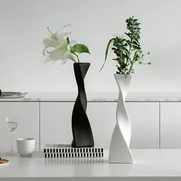 Vases INS Nordic Model Room Flower Ware Ceramic Vase Decoration For Home Decor Matte Arrangement