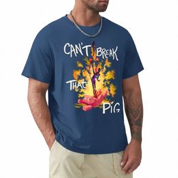 can't Break That Pig T-Shirt tops shirts graphic tees plain black t shirts men c4RP#