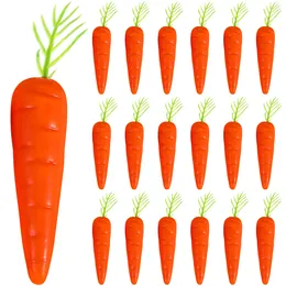 Decorative Flowers 25 Pcs Carrot Foam Carrots Craft Simulation Vegetables Decor Baby Tiny Easter Fake Decors Toys