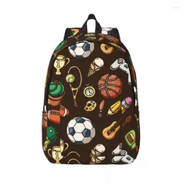 Storage Bags Sports Game Soccer Football For Men Women Student School Bookbag Daypack Middle High College