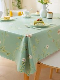 Table Cloth Waterproof Oil Proof And Washable Rectangular Dining Tablecloth