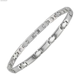 Anklets Womens Wollet Magnetic Ankle Stainless Steel Magnetic Ankle Bracelet Jewellery GiftsL2403