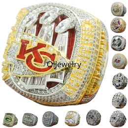 Luxury Super Bowl Championship Ring Set Designer 14K Gold KC Champions Rings For Mens Womens Diamond Jewelry