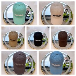 Women's Spring/Summer Baseball Cap New Soft Adhesive Letter Printing Designer Hat Adjustable Pure Cotton Trucker Hats Men's Mountaineering Casquette