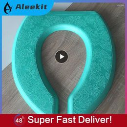 Toilet Seat Covers Easy To Clean Flexible Washable Comfortable Eva Soft Cushion Non-slip Home Decoration