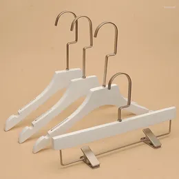 Hangers 5pcs/lot Baby Wood For Clothes Rack Children Wooden Hanger El Clothing Store (30pcs Can LOGO)