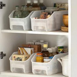 Storage Bottles Refrigerator Food Box Clear Grade Plastic Drawer Organiser Fridge Bin Containers For Pantry Freezer