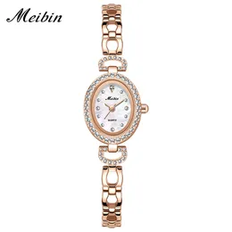 Neue Schmuckarmband -Serie Womens Watch mit Fritillaria Diamond Set Small Disc Quartz Watch E5