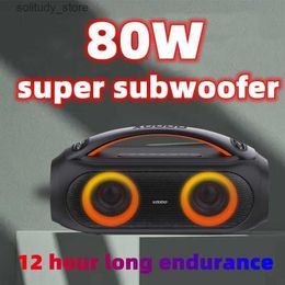 Portable Speakers 80W XDOBO Vibe Plus Bluetooth Speaker Wireless Soundbar BT5.0 Power Bank TWS Sound Box Boombox Music Audio Player Q240328