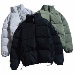 2024 Warm Winter Jacket Men Streetwear Fi Parka Men Windbreaker Thick Stand Collar Winter Coat For Women Dropship 79u2#